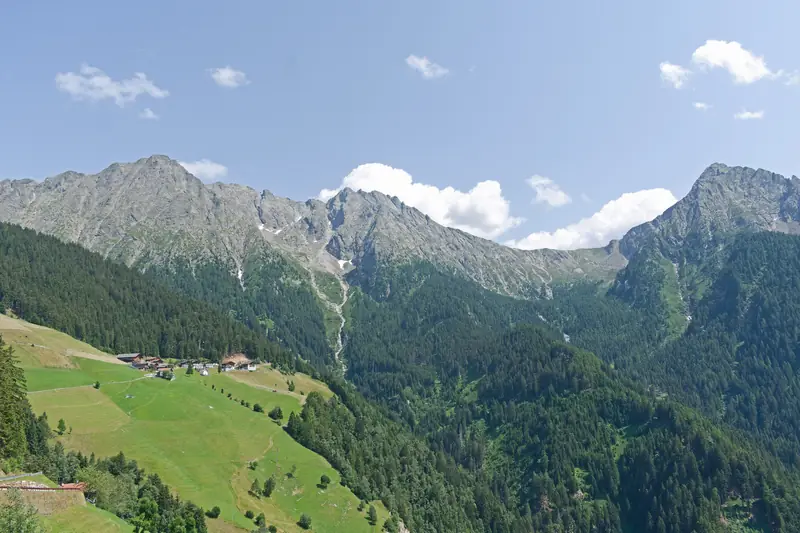 Sarntal Alps above Videgg, Schenna