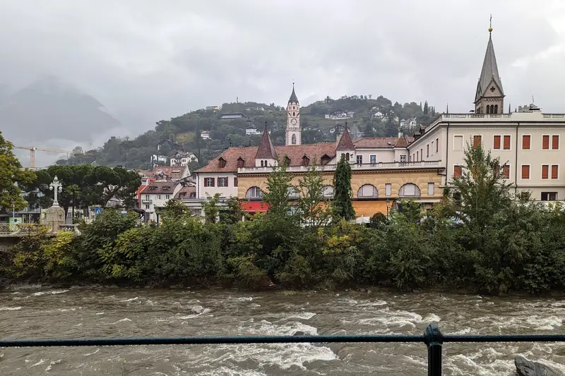 The Passer river in Meran